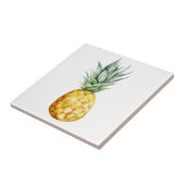 Tropische trendy Waterverf ananas Tegeltje (Zijkant)