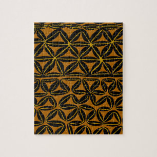 Tropische Tribale Zuidzee Tapa Legpuzzel