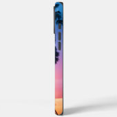 Tropische trillende regenboogkleuren - zonnepalmbo Case-Mate iPhone case (Achterkant / Links)