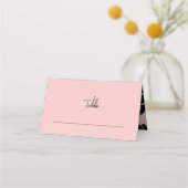 Tropische troenery Wedding Table Place Card Plaatskaartje (Voorkant)