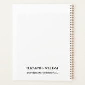 Tropische Trouwchecklist Planner Moderne Elegantie (Achterkant)
