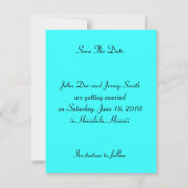 TROPISCHE TROUWdag KENNISGEVING EERSTDAAGS TE MAAK Save The Date (Achterkant)