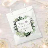 Tropische trouwfeest bloemblad zakjes afscheid (Geknipt)