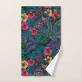 Tropische tuin bad handdoek (Handdoek)