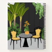 Tropische Tuin Binnenplaats Notitieboek (Achterkant)