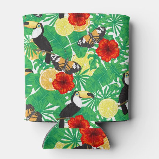 Tropische tuin blikjeskoeler (Achterkant)