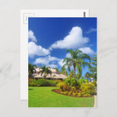 Tropische tuin briefkaart (Voorkant / Achterkant)