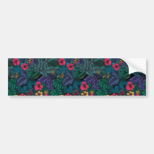 Tropische tuin bumpersticker