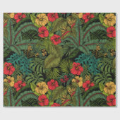 Tropische tuin cadeaupapier (Vlak)