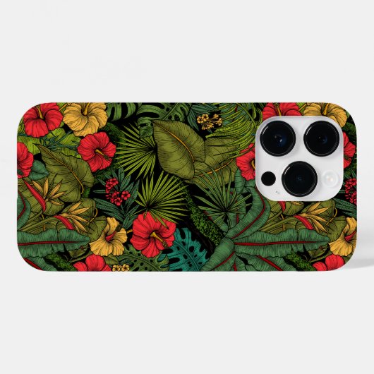 Tropische tuin Case-Mate iPhone case (Achterkant (horizontaal))