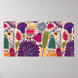 Tropische tuin. Collectie Poster