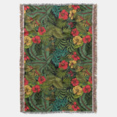 Tropische tuin deken (Voorkant Verticaal)