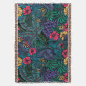 Tropische tuin deken (Voorkant Verticaal)