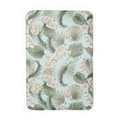 Tropische tuin Floral Orchid en Palm Pattern Badmat (Voorkant Verticaal)