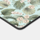 Tropische tuin Floral Orchid en Palm Pattern Bureaumat (Hoek)