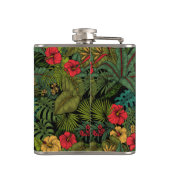 Tropische tuin heupfles (Achterkant)