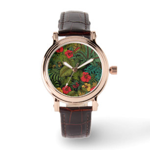 Tropische tuin horloge