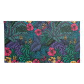 Tropische tuin kussensloop (Achterkant-Rechts)