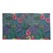 Tropische tuin kussensloop (Achterkant-Links)