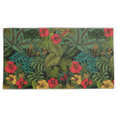 Tropische tuin kussensloop (Voorkant-Rechts)