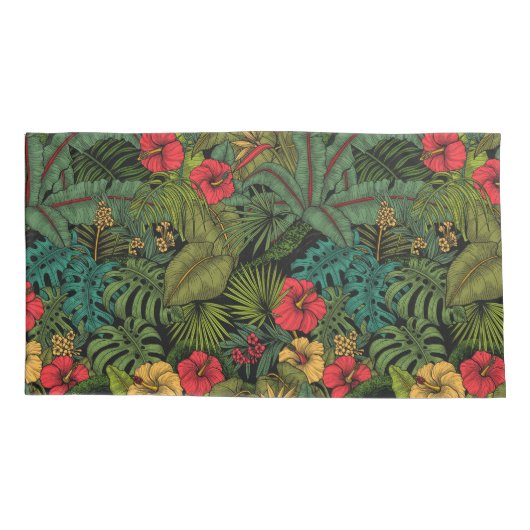 Tropische tuin kussensloop (Achterkant-Links)