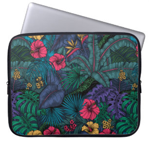 Tropische tuin laptop sleeve