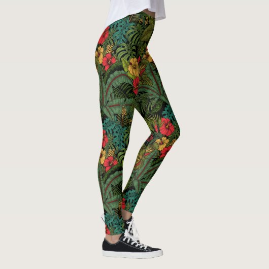 Tropische tuin leggings (Rechts)