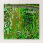 Tropische tuin legpuzzel (Horizontaal)