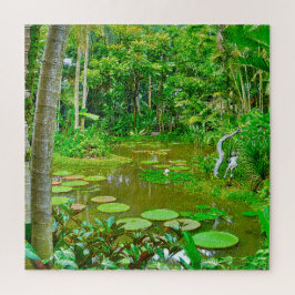 Tropische tuin legpuzzel