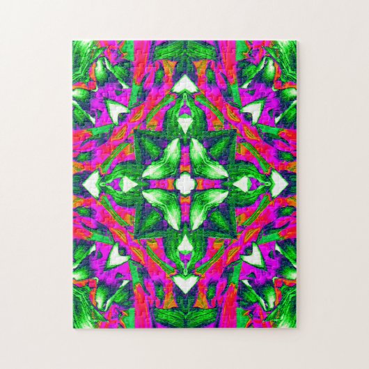 Tropische tuin... legpuzzel (Verticaal)