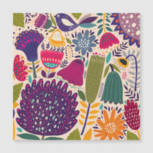 Tropische tuin: lentepatroon collectie.