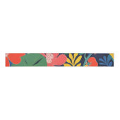 Tropische Tuin Modern Expressionisme Kunstwerk Grosgrain Lint (Voorkant)