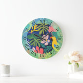 Tropische Tuin Modern Expressionisme Kunstwerk Grote Klok (Huis)