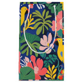 Tropische Tuin Modern Expressionisme Kunstwerk Klein Cadeauzakje (Voorkant)