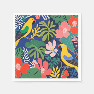 Tropische Tuin Modern Expressionisme Kunstwerk Servet