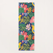 Tropische Tuin Modern Expressionisme Kunstwerk Yogamat (Achterkant)