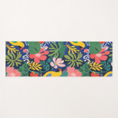 Tropische Tuin Modern Expressionisme Kunstwerk Yogamat (Voorkant (horizontaal))