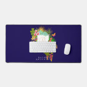 Tropische Tuin Monogram Navy Bureaumat (Keyboard & Muis)
