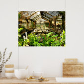 Tropische tuin onder glas poster (Keuken)
