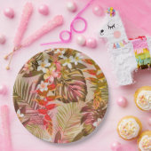 tropische tuin papieren bordje (Feest)
