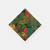 Tropische tuin servet (Hoek)