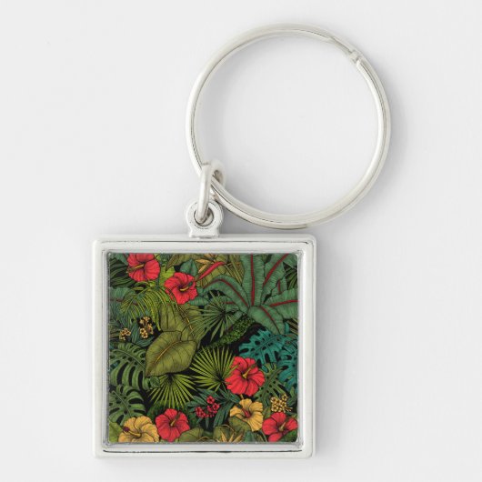 Tropische tuin sleutelhanger (Voorkant)
