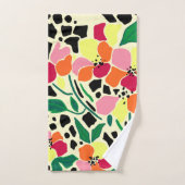Tropische tuin Stippen Bad Handdoek (Handdoek)