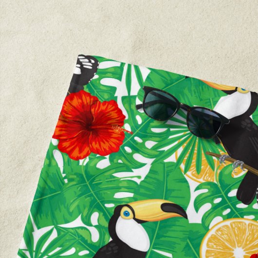 Tropische tuin strandlaken (In situ)