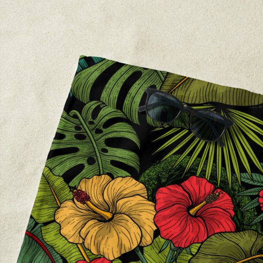 Tropische tuin strandlaken (In situ)