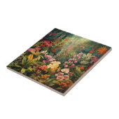 Tropische tuin tegeltje (Zijkant)