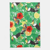 Tropische tuin theedoek (Verticaal)