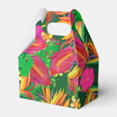 Tropische Tuin Vogel van het Paradijs Feest Favor Bedankdoosjes (Achterkant)