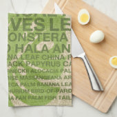 Tropische tuinmuur hangen en theedoek (Quarter Fold)