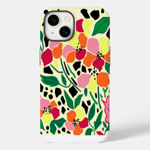 Tropische Tuinstippen iPhone 14 Hoesje